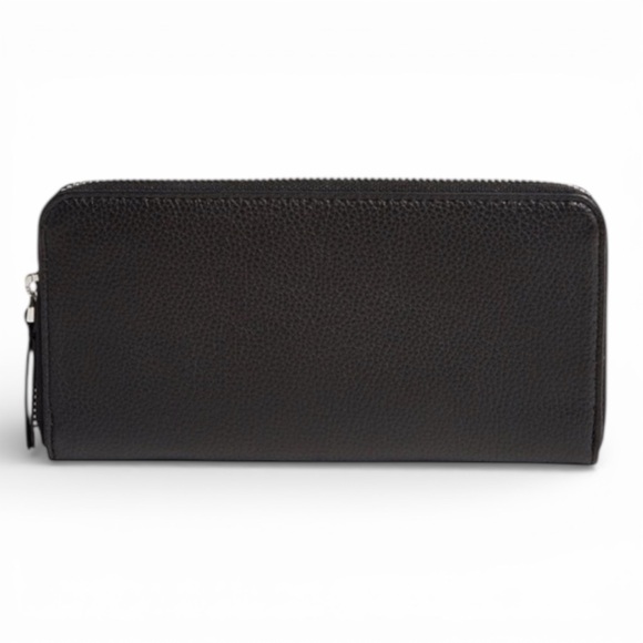 Vera Bradley Black Faux Leather Essential Continental Long Wallet NWT - Picture 2 of 2